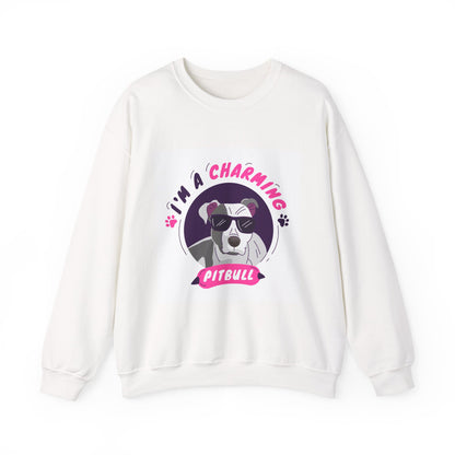 Charming Pitbull Crewneck Sweatshirt