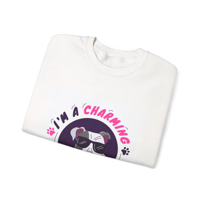 Charming Pitbull Crewneck Sweatshirt