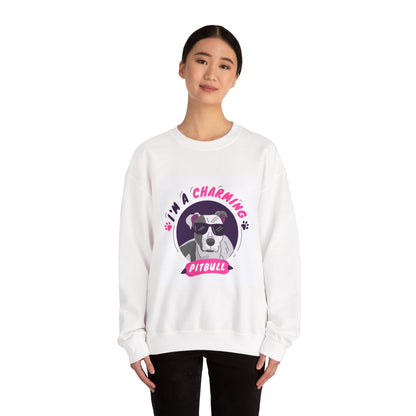 Charming Pitbull Crewneck Sweatshirt
