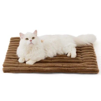 Amazon Cross-Border New Popular Pet Rabbit Fur Warm Pet Mat For Cats And Dogs Universal Factory Direct Sales In Stock