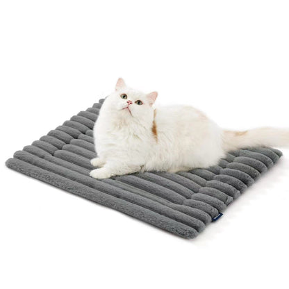 Amazon Cross-Border New Popular Pet Rabbit Fur Warm Pet Mat For Cats And Dogs Universal Factory Direct Sales In Stock