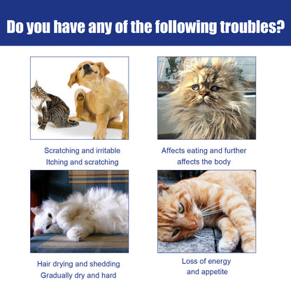 Pet Flea Spray Cat And Dog Pet Skin Cleaning External Lice Repellent And Tick Spray