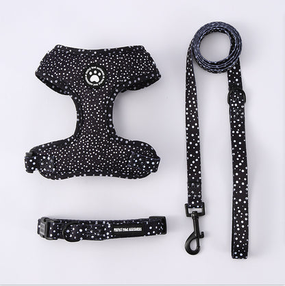 Pattern New Dog Chest Strap Can Be Adjusted To Go Out To Walk The Dog Rope