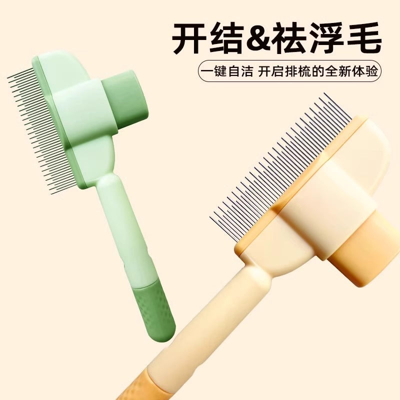 Cat Hair Comb, Cat Comb, Knot-Opening Dog Floating Hair Special Brush, Cleaning And Massage Pet Long Hair Artifact Hair Removal Comb
