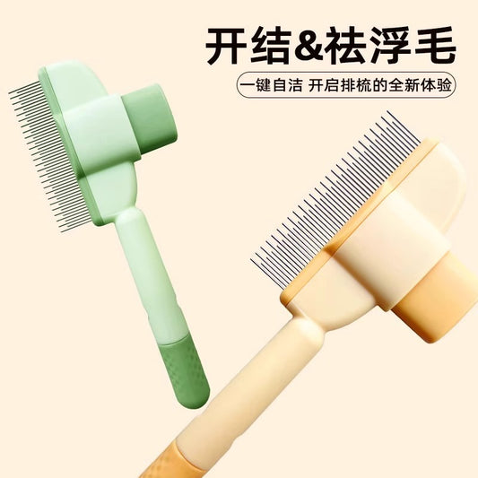 Cat Hair Comb, Cat Comb, Knot-Opening Dog Floating Hair Special Brush, Cleaning And Massage Pet Long Hair Artifact Hair Removal Comb