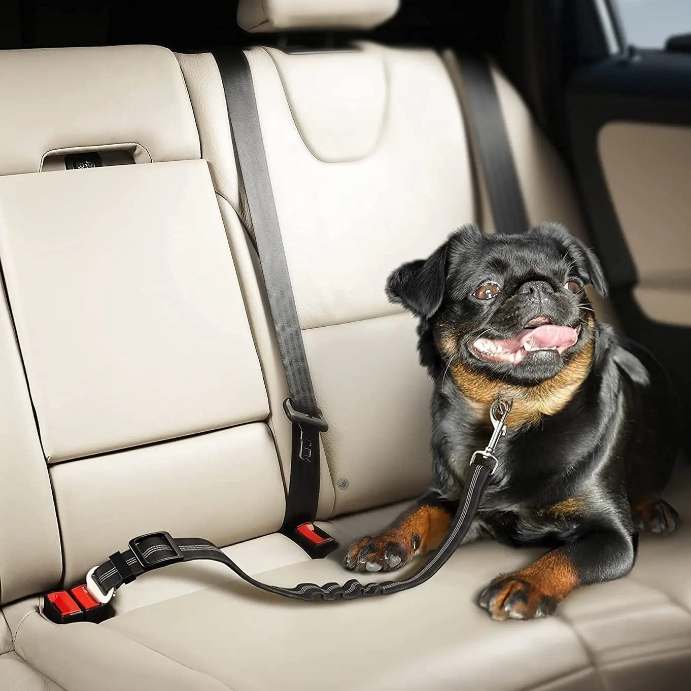 Dog Car Seat Belt Elastic Adjustible Leash Belt for Pet Car Travel Dog Cat Safety Rope Pet Travel Essentials Accessories