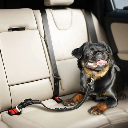 Dog Car Seat Belt Elastic Adjustible Leash Belt for Pet Car Travel Dog Cat Safety Rope Pet Travel Essentials Accessories